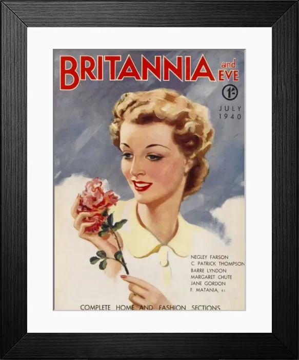 Framed Print : Britannia and Eve magazine, July 1940 Framed Print : Britannia and Eve magazine, July 1940