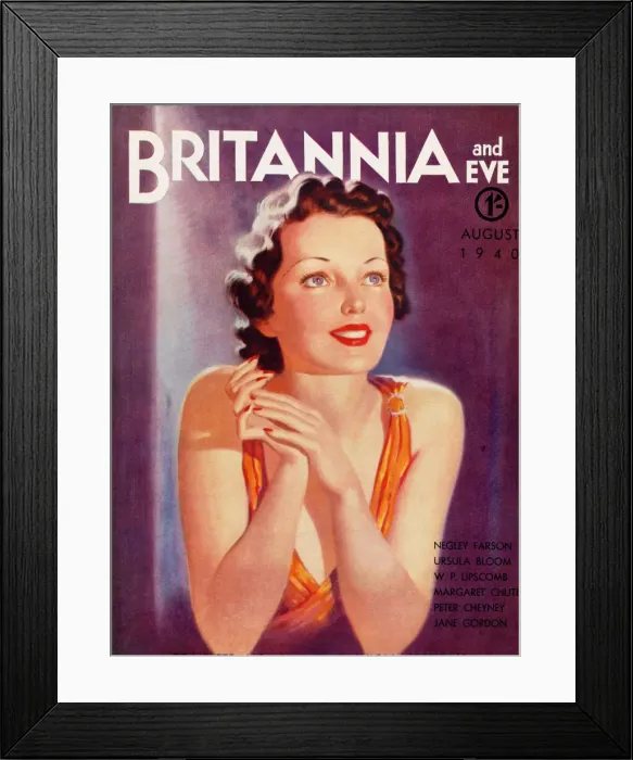 Framed Print : Britannia and Eve magazine, August 1940 Framed Print : Britannia and Eve magazine, August 1940