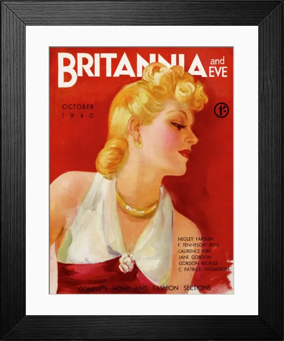 Framed Print : Britannia and Eve magazine, October 1940 Framed Print : Britannia and Eve magazine, October 1940