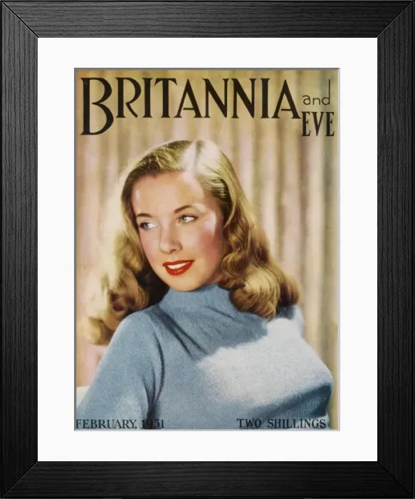 Framed Print : Britannia and Eve front cover, February 1951 Framed Print : Britannia and Eve front cover, February 1951