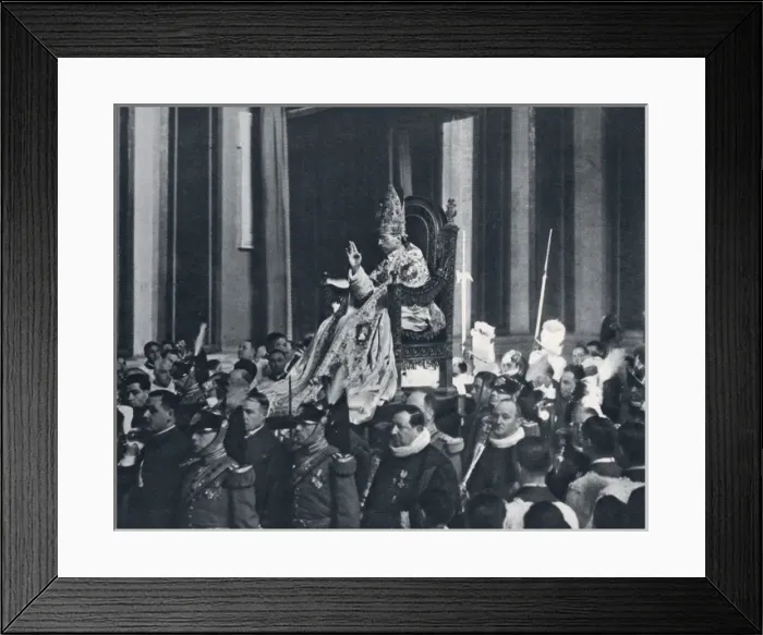 Framed Print : Pius XII Coronation Framed Print : Pius XII Coronation