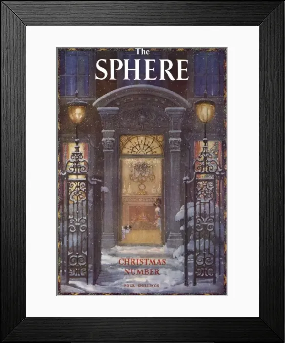 Framed Print : The Sphere Christmas Number front cover 1956 Framed Print : The Sphere Christmas Number front cover 1956