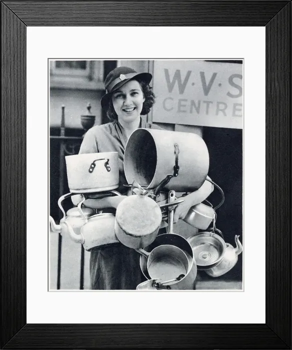 Framed Print : Lord Beaverbrook's appeal for aluminium 1940 Framed Print : Lord Beaverbrook's appeal for aluminium 1940