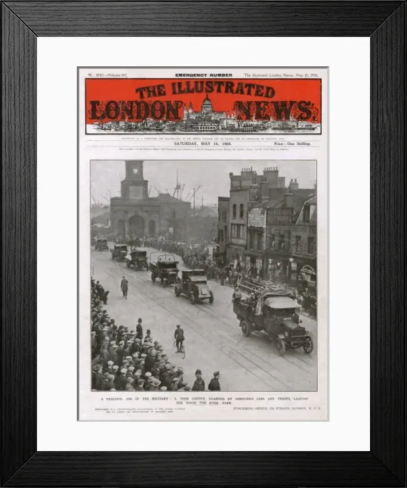 Framed Print : General Strike 1926