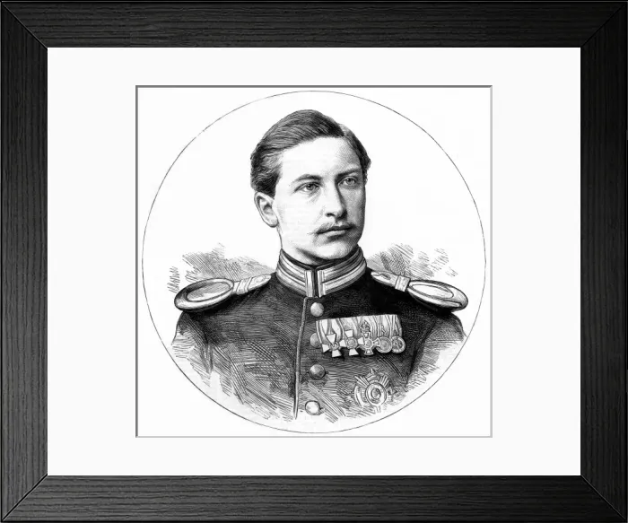 Framed Print : Prince Wilhelm of Prussia - Wedding portrait Framed Print : Prince Wilhelm of Prussia - Wedding portrait