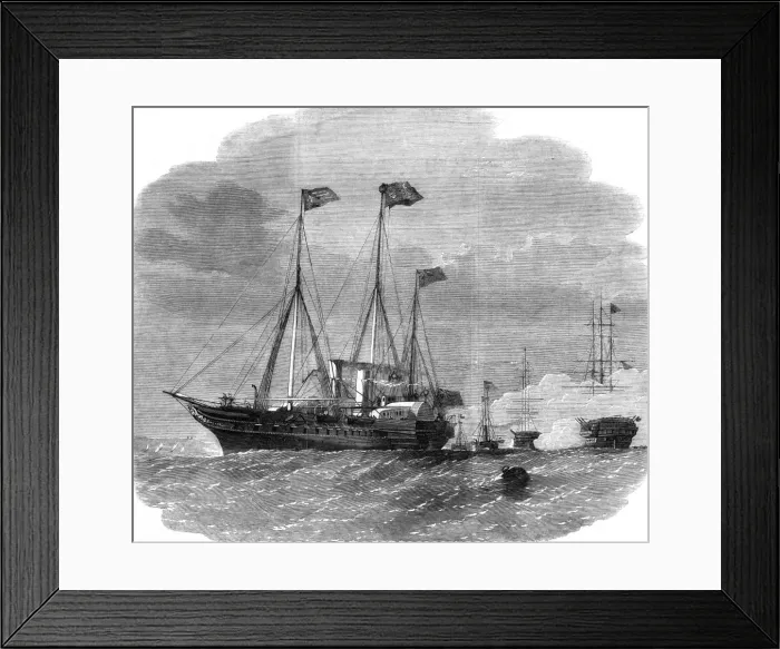 Framed Print : Alice and Louis depart for Antwerp Framed Print : Alice and Louis depart for Antwerp