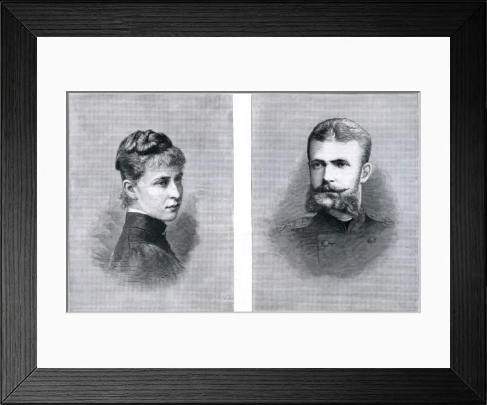 Framed Print : Elizabeth of Hesse and Duke Sergei Alexandrovich