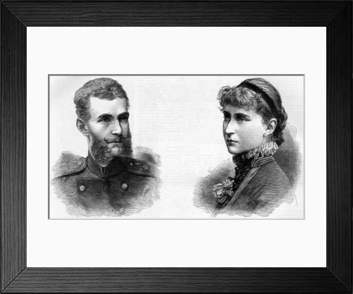 Framed Print : Duke Sergei Alexandrovich and Elizabeth of Hesse Framed Print : Duke Sergei Alexandrovich and Elizabeth of Hesse
