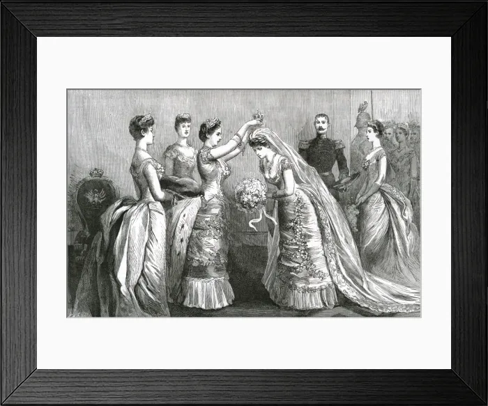 Framed Print : Princess Irene of Hesse crowned Framed Print : Princess Irene of Hesse crowned