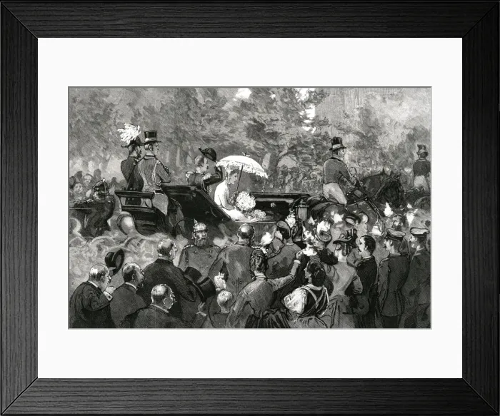 Framed Print : Royal Wedding in Berlin