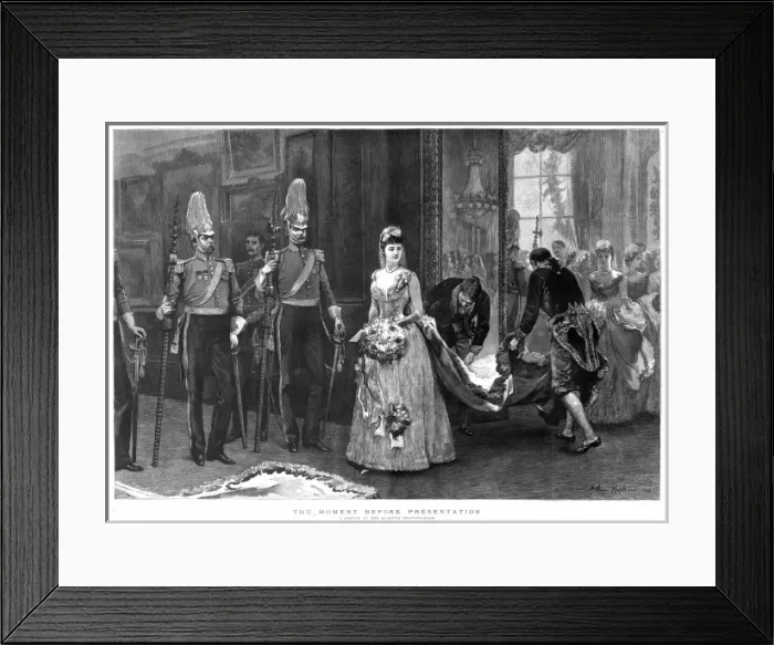 Framed Print : Royal Bride before presentation Framed Print : Royal Bride before presentation