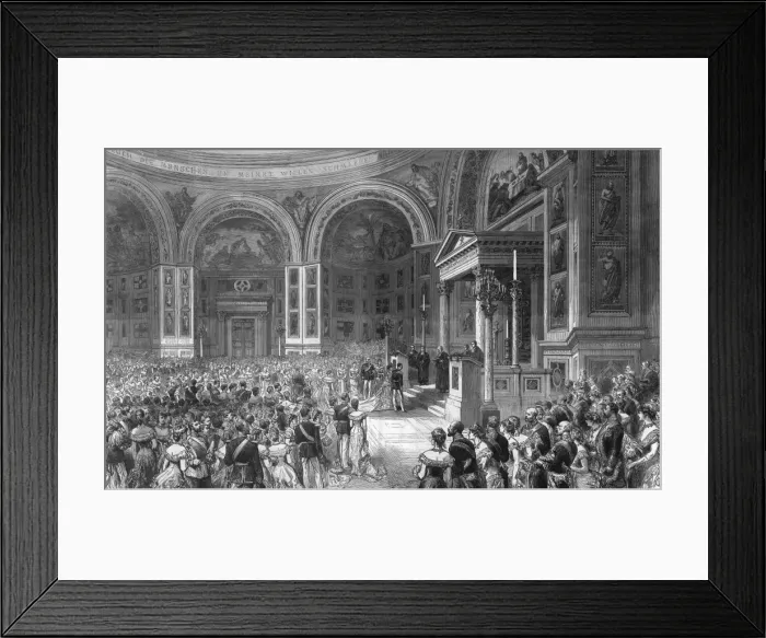 Framed Print : Wedding of Prince Wilhelm of Prussia Framed Print : Wedding of Prince Wilhelm of Prussia