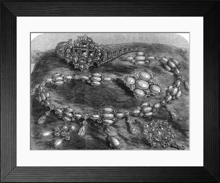 Framed Print : The wedding gifts to the Princess Royal Framed Print : The wedding gifts to the Princess Royal