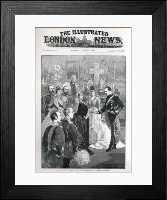 Framed Print : Duke of Fife marries Princess Louise of Wales Framed Print : Duke of Fife marries Princess Louise of Wales