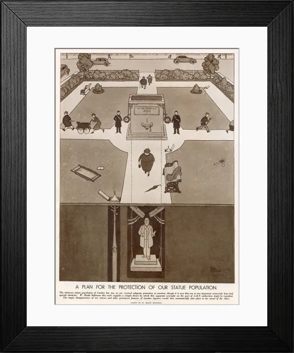 Framed Print : As a precaution against possible bombing precious art, relics, sculptures and memorials where moved out of London to a secret place. This was given to the Nation by the National Art Collections Fund Framed Print : As a precaution against possible bombing precious art, relics, sculptures and memorials where moved out of London to a secret place. This was given to the Nation by the National Art Collections Fund