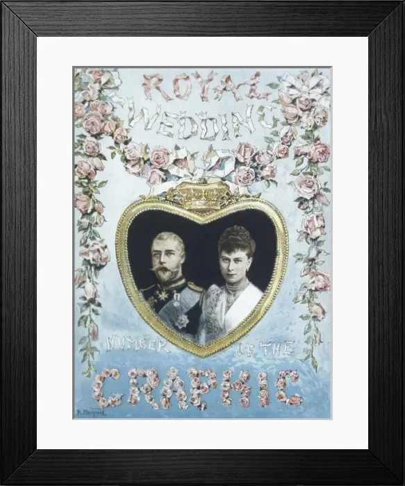 Framed Print : Graphic Royal Wedding number 1893 Framed Print : Graphic Royal Wedding number 1893