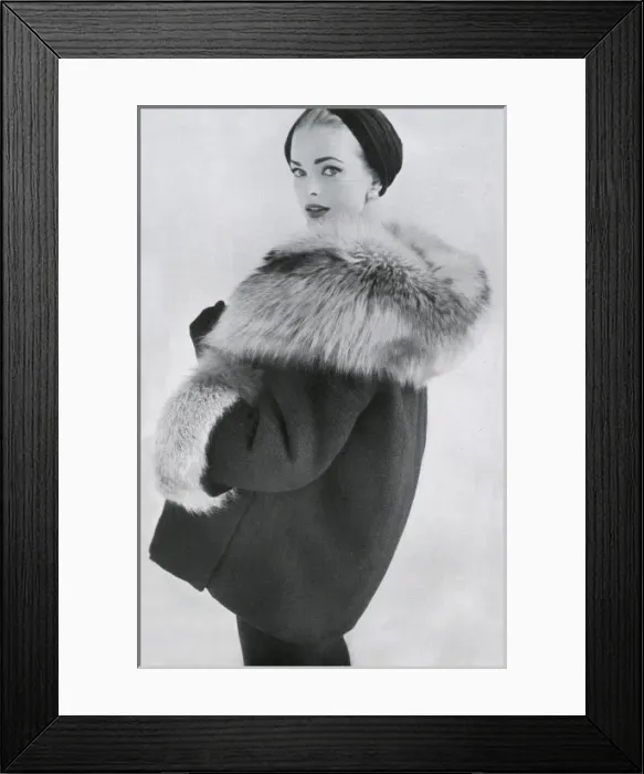Framed Print : Ronald Paterson coat, 1956