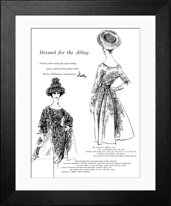 Framed Print : Dressed for the Abbey Framed Print : Dressed for the Abbey