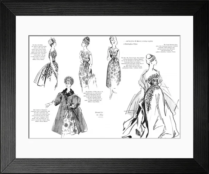 Framed Print : Dressed for the Abbey Framed Print : Dressed for the Abbey