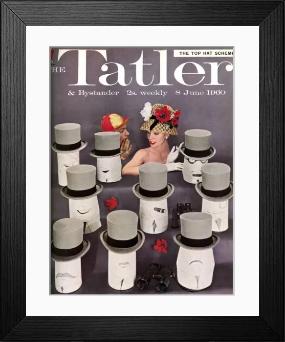 Framed Print : Tatler front cover, June 1960 Framed Print : Tatler front cover, June 1960
