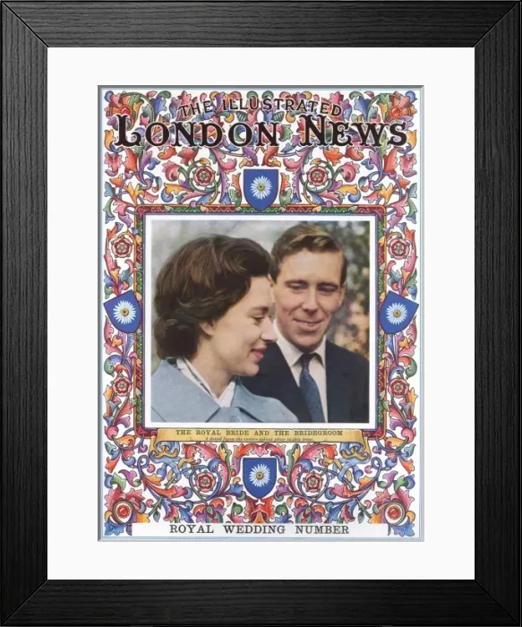 Framed Print : Illustrated London News Royal Wedding Number 1960 Framed Print : Illustrated London News Royal Wedding Number 1960