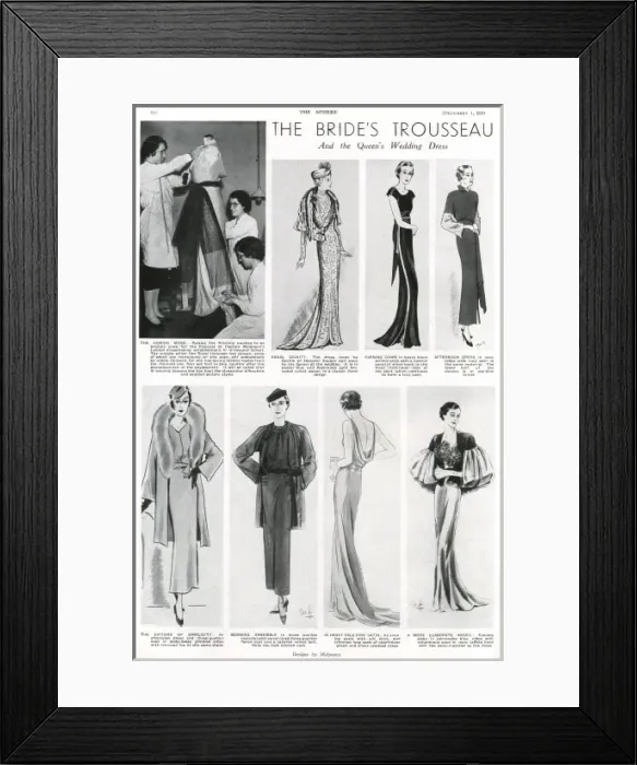 Framed Print : The Brides Trousseau Framed Print : The Brides Trousseau