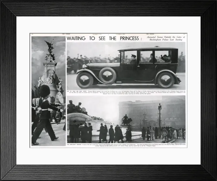 Framed Print : Waiting to See the Princess Framed Print : Waiting to See the Princess