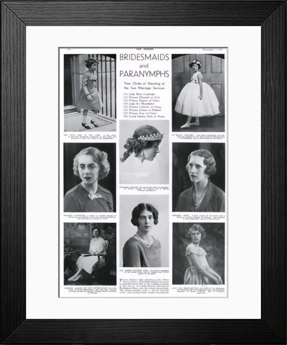 Framed Print : Bridesmaids and Paranymphs Framed Print : Bridesmaids and Paranymphs