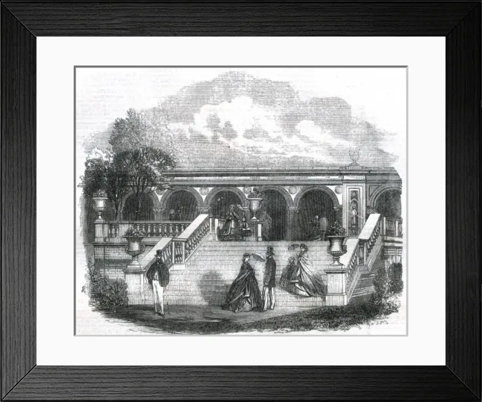 Framed Print : Royal Horticultural Society gardens at South Kensington Framed Print : Royal Horticultural Society gardens at South Kensington