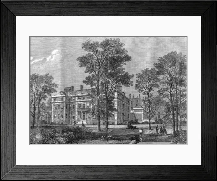Framed Print : Marlborough House, 1863 Framed Print : Marlborough House, 1863