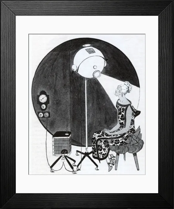 Framed Print : Sun ray treatment, 1923