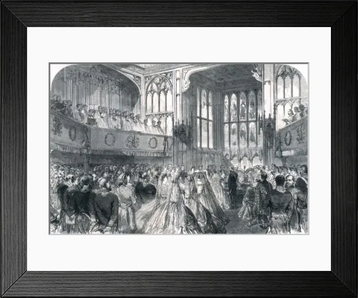 Framed Print : Marriage of Princess Helena to Prince Christian Framed Print : Marriage of Princess Helena to Prince Christian