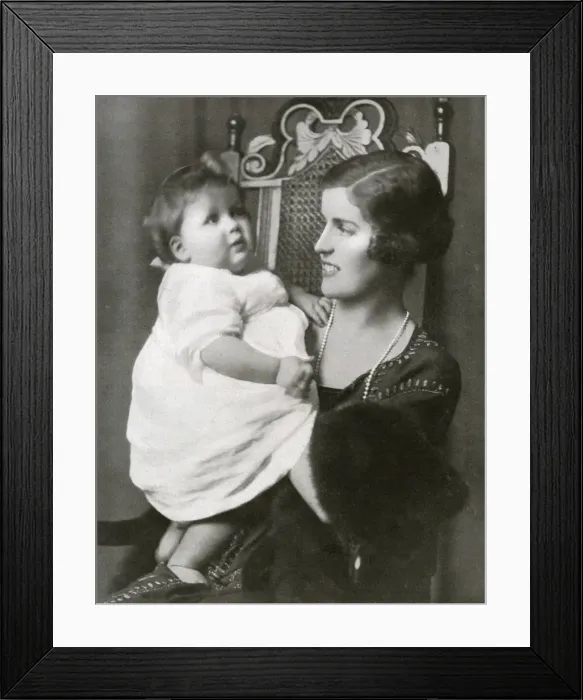 Framed Print : The Countess Spencer with her son, Lord Althorp Framed Print : The Countess Spencer with her son, Lord Althorp