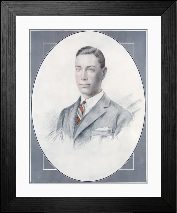 Framed Print : The Duke of York by C. Vandyk Framed Print : The Duke of York by C. Vandyk