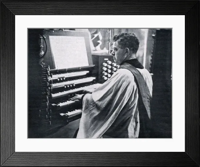 Framed Print : Organist at the Royal Wedding Framed Print : Organist at the Royal Wedding