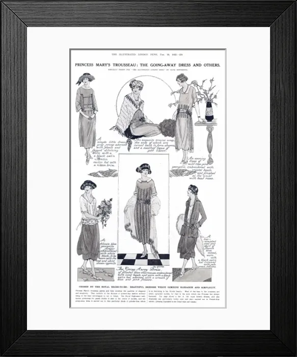 Framed Print : Trousseau of Princess Mary Framed Print : Trousseau of Princess Mary