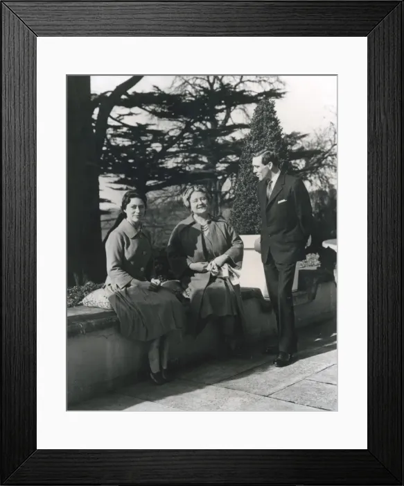Framed Print : Princess Margaret and Anthony Armstrong Jones with Queen Mot Framed Print : Princess Margaret and Anthony Armstrong Jones with Queen Mot