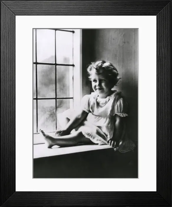 Framed Print : Princess Margaret Rose aged 2 Framed Print : Princess Margaret Rose aged 2