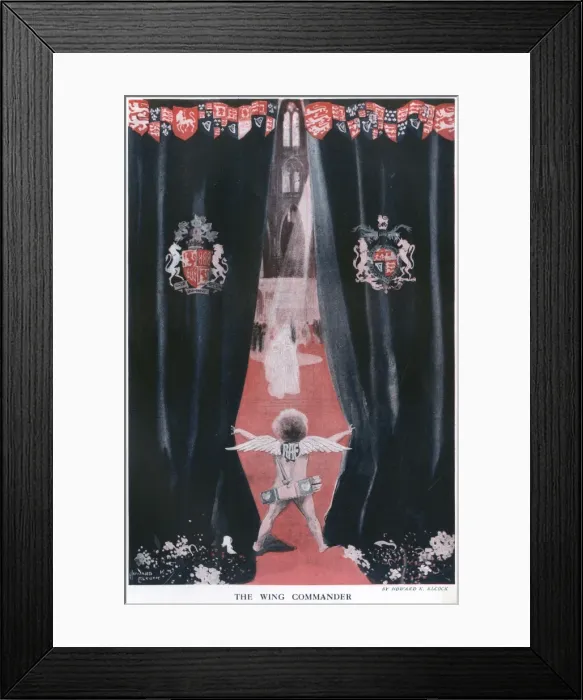 Framed Print : Royal Wedding 1923 - The Wing Commander by Elcock Framed Print : Royal Wedding 1923 - The Wing Commander by Elcock