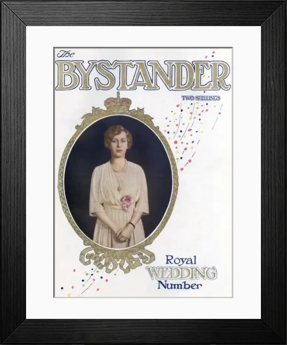 Framed Print : The Bystander Princess Mary Royal Wedding Number