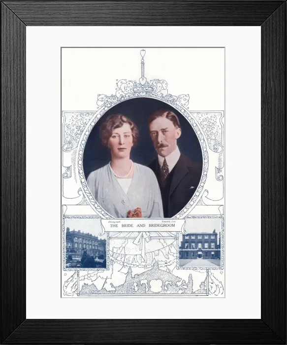 Framed Print : Princess Mary and Viscount Lascelles Framed Print : Princess Mary and Viscount Lascelles