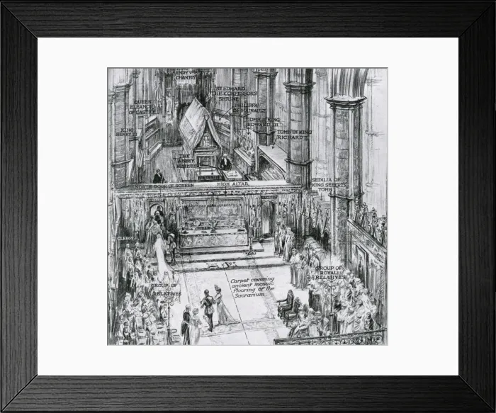Framed Print : Westminster Abbey sacrarium Framed Print : Westminster Abbey sacrarium