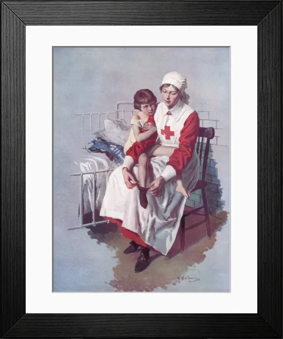 Framed Print : Princess Mary as a nurse Framed Print : Princess Mary as a nurse