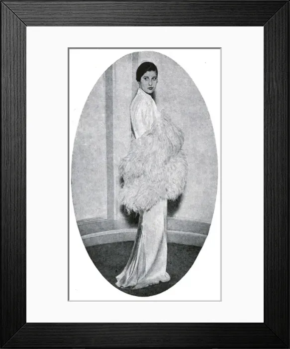 Framed Print : Royal Wedding 1934 - Princess Marinas trousseau Framed Print : Royal Wedding 1934 - Princess Marinas trousseau