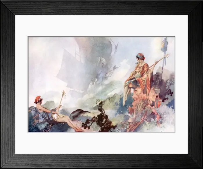 Framed Print : The Song of the Siren Framed Print : The Song of the Siren