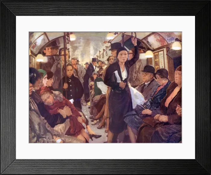Framed Print : The Underground - Dugdale Framed Print : The Underground - Dugdale