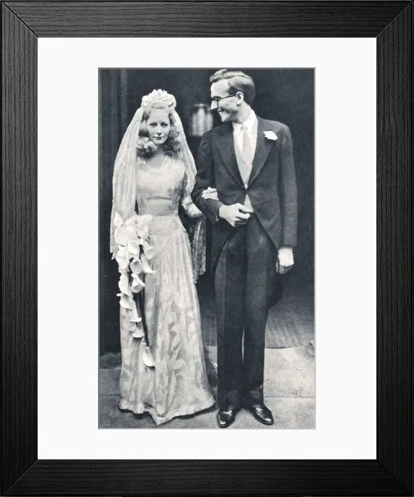 Framed Print : Wedding of Nicholas Mosley Framed Print : Wedding of Nicholas Mosley