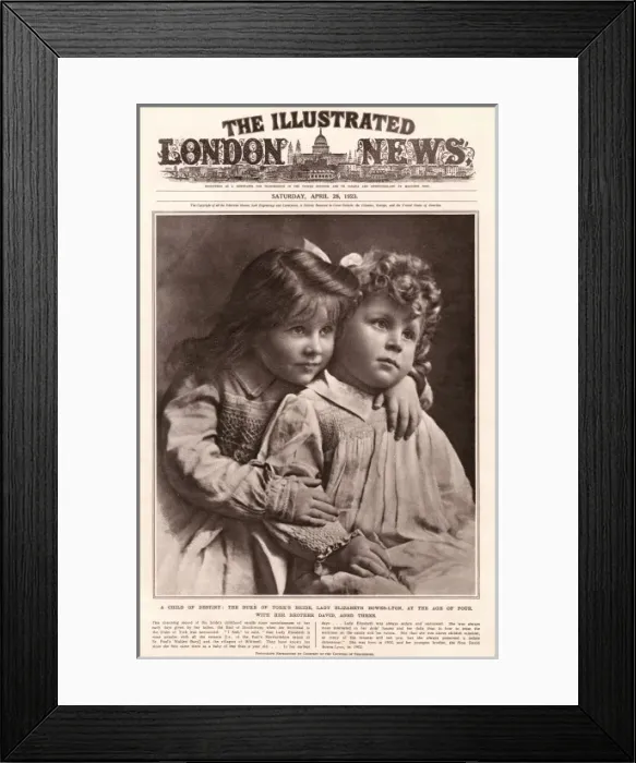Framed Print : Royal Wedding 1923 - ILN cover Framed Print : Royal Wedding 1923 - ILN cover