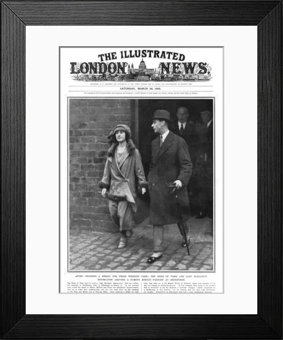 Framed Print : Royal Wedding 1923 - ILN cover Framed Print : Royal Wedding 1923 - ILN cover