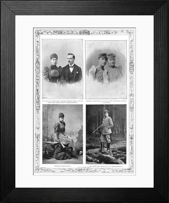 Framed Print : Marriage of Princess Victoria Melita & Ernst Ludwig of Hesse Framed Print : Marriage of Princess Victoria Melita & Ernst Ludwig of Hesse